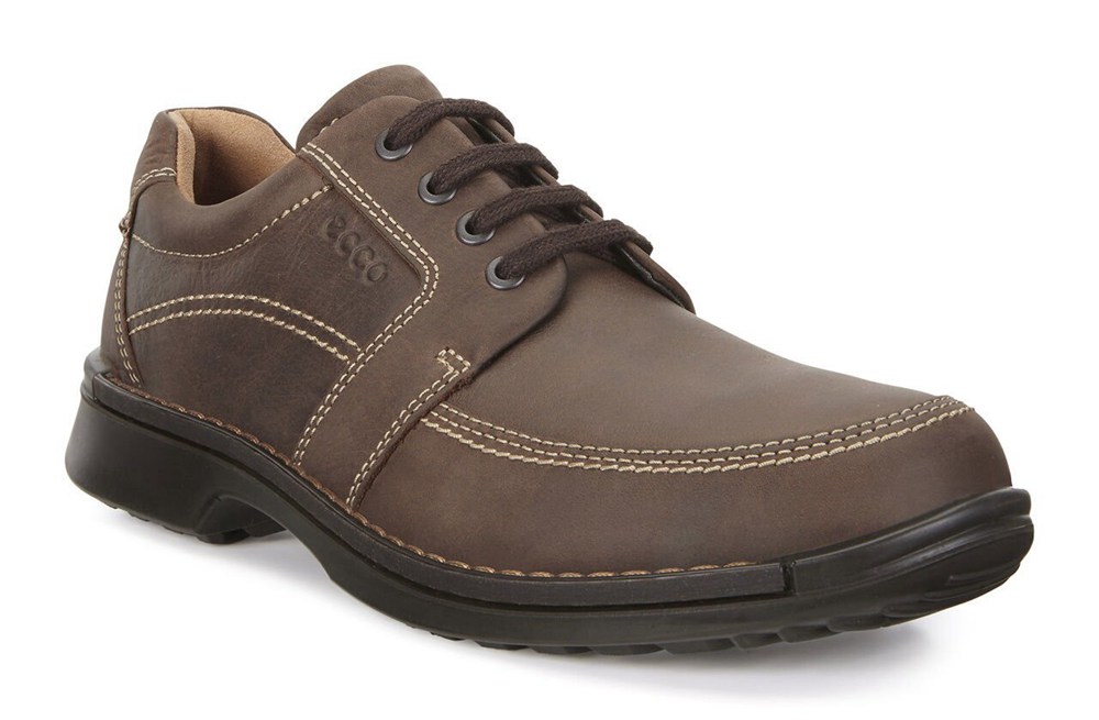 Tenis Outdoor Hombre - ECCO Fusion Ii Tie - Marrom - XSM713964